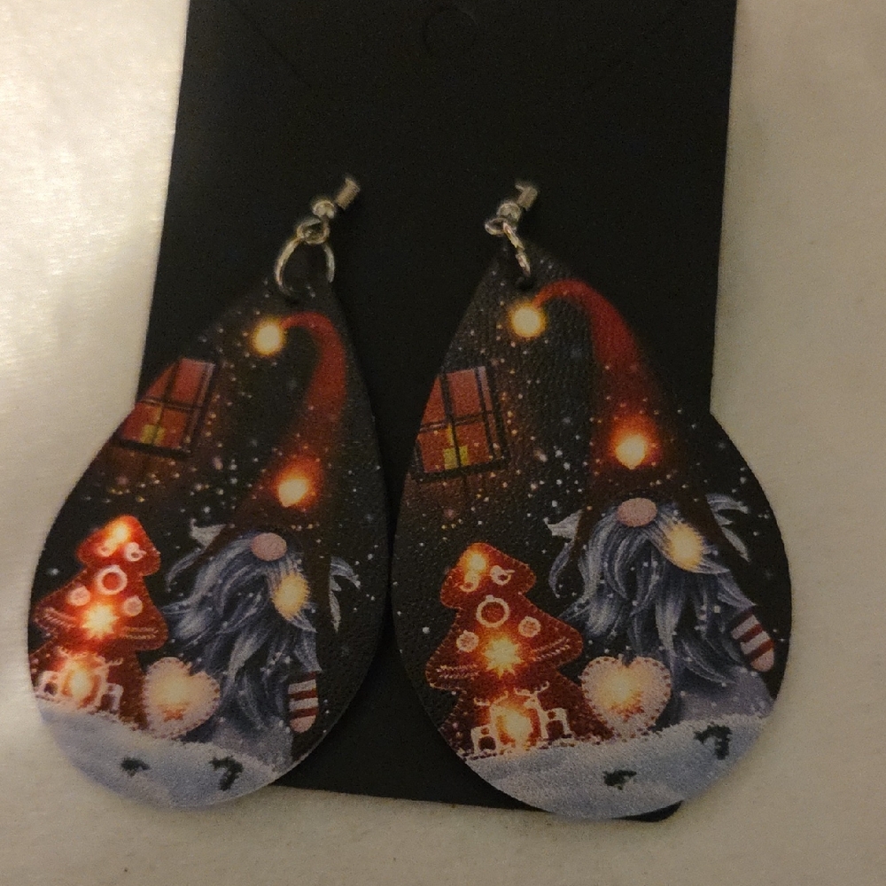 Festive Christmas Lights Earrings - Picture 1 of 5